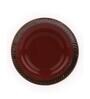 Carla 7 Inch Red Ceramic (Set of 2) Quarter Plate