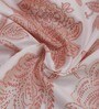 Red Abstract 210 TC 100% Cotton Single Bed Sheet With 1 Pillow Cover Art Nouveau Collection