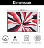 Red Abstract 24 x 16 Inches Anti Skid Door Mat