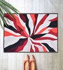 Red Abstract 24 x 16 Inches Anti Skid Door Mat