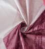 Red Abstract 280 TC Microfibre Fitted King Bedsheet 2 Pillow Covers