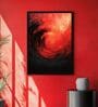 Red Abstract Printed Canvas Wall Art