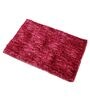 Red Abstract Microfibre 23x15 Inches AntiSkid Bath Mat