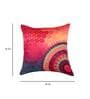 Red Abstract Premium 16 x 16 Inches Cushion Cover (Set of 2)