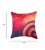 Red Abstract Polycotton 16 x 16 Inches Cushion Covers (Set of 5)