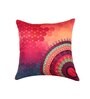 Red Abstract Polycotton 16 x 16 Inches Cushion Covers (Set of 5)
