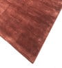 Red Abstract Viscose 5 ft X 8 ft Hand Tufted Rectangle Carpet
