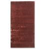 Red Abstract Viscose 5 ft X 8 ft Hand Tufted Rectangle Carpet