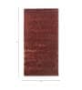 Red Abstract Viscose 5 ft X 8 ft Hand Tufted Rectangle Carpet