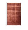 Red Abstract Viscose 5 ft X 8 ft Hand Tufted Rectangle Carpet