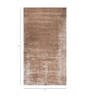 Red Abstract Viscose 5 ft X 8 ft Hand Tufted Rectangle Carpet