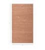 Red Abstract Wool 4 ft X 6 ft Hand Tufted Rectangle Carpet