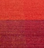 Red Abstract Wool 6 ft X 9 ft Hand Woven Carpet