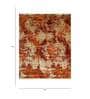 Red Abstract Wool 8 x 10 ft Hand Knotted Carpet