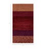 Red Abstract Wool and Viscose 5 ft X 8 ft Hand Tufted Rectangle Carpet
