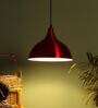 Zerlin Red Aluminium Hanging Light