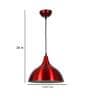Zerlin Red Aluminium Hanging Light