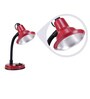 Century Red Adjustable Study Lamp With Aluminium Base