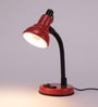 Studio15 Red Adjustable Study Lamp With Aluminium Base