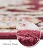 Red and Beige Persian 3x5 Feet Machine Made Carpet