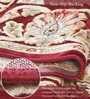 Red and Beige Persian 4x6 Feet Machine Made Carpet