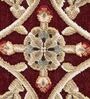 Red and Beige Persian 4x6 Feet Machine Made Carpet