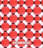 Red and Black Solid PVC 33x16 Inches Antiskid Shower Bath Mat