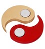 Red and Golden Wooden  Tealight Candle Holder (8 Pcs)
