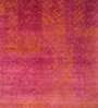 Pink Abstract Wool 4 ft x 6 ft Hand Knotted Carpet