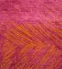 Pink Abstract Wool 4 ft x 6 ft Hand Knotted Carpet