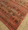 Red Persian Wool 8 ft x 10 ft Hand Knotted Carpet