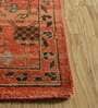 Red Persian Wool 8 ft x 10 ft Hand Knotted Carpet