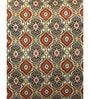 Red Art Silk Chanderi Textured Floral 16x16 inches Cushion Covers (Set of 2)