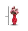 Pink Artificial Plants with Red Pot