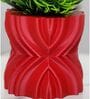 Artificial Plants with Red Pot