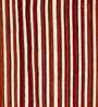 Red Polyester And Chenille Striped 7 Ft Light Filering Eyelet 2 Door Curtains