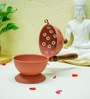 Red and Brown Spritual Metal Dhoopdani