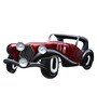 Wrought Iron Car Wall Art In Red