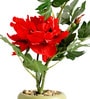 Red Carmine Potted Artificial Plant
