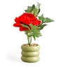 Red Carmine Potted Artificial Plant