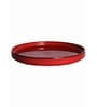 Red Ceramic 8.07 Inches Nature Salad Plate