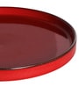 Red Ceramic 8.07 Inches Nature Salad Plate