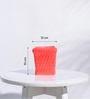 Red Ceramic Honeycomb Shape Desk Pot Planter