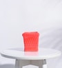Red Ceramic Honeycomb Shape Desk Pot Planter