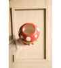 Red Ceramic Mushroom Planter