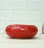 Red Ceramic Desk Pot Set Of 2