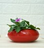 Red Ceramic Desk Pot Set Of 2