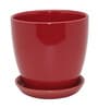 Red Ceramic Small Size Pot