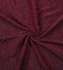 Red Chenille Plain Solid Pattern 60 X 50 Inch Throw