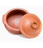 Red Clay Handi with Handle and Lid 4 Litre
